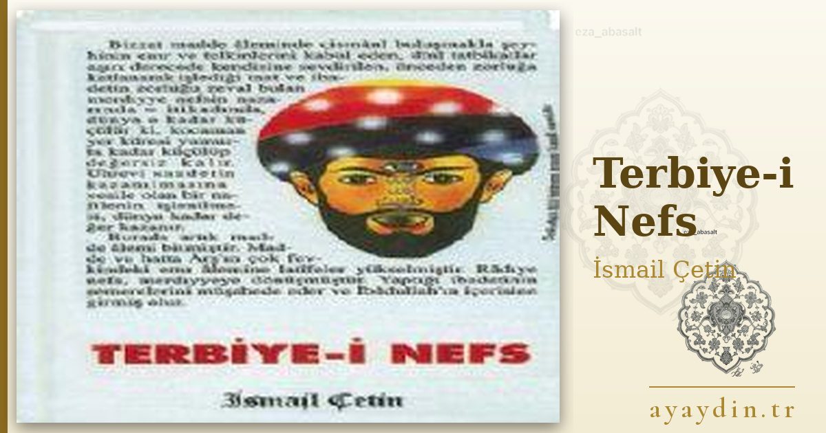 Terbiye-i Nefs - İsmail Çetin kitap alıntıları ve sözleri