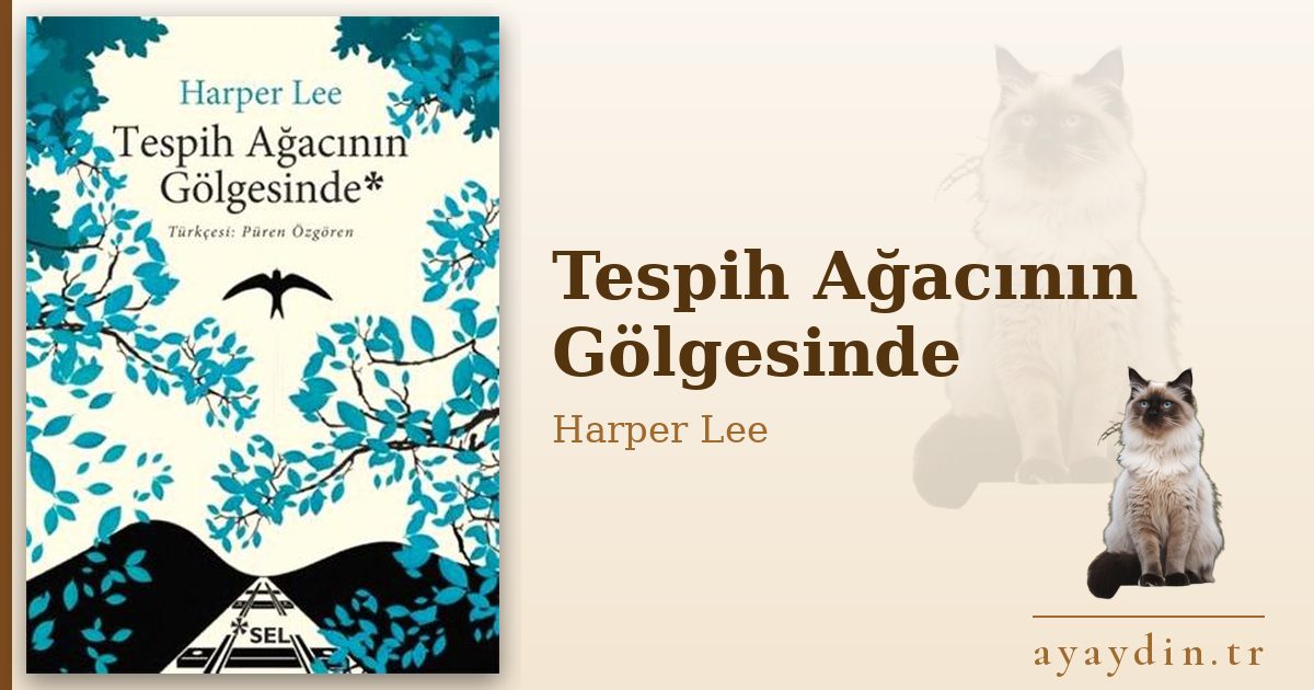 Tespih Ağacının Gölgesinde - Harper Lee kitap alıntıları ve sözleri