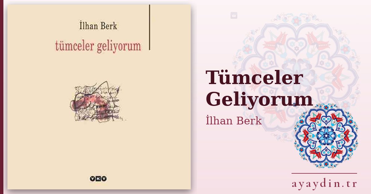 Tümceler Geliyorum - İlhan Berk kitap alıntıları ve sözleri