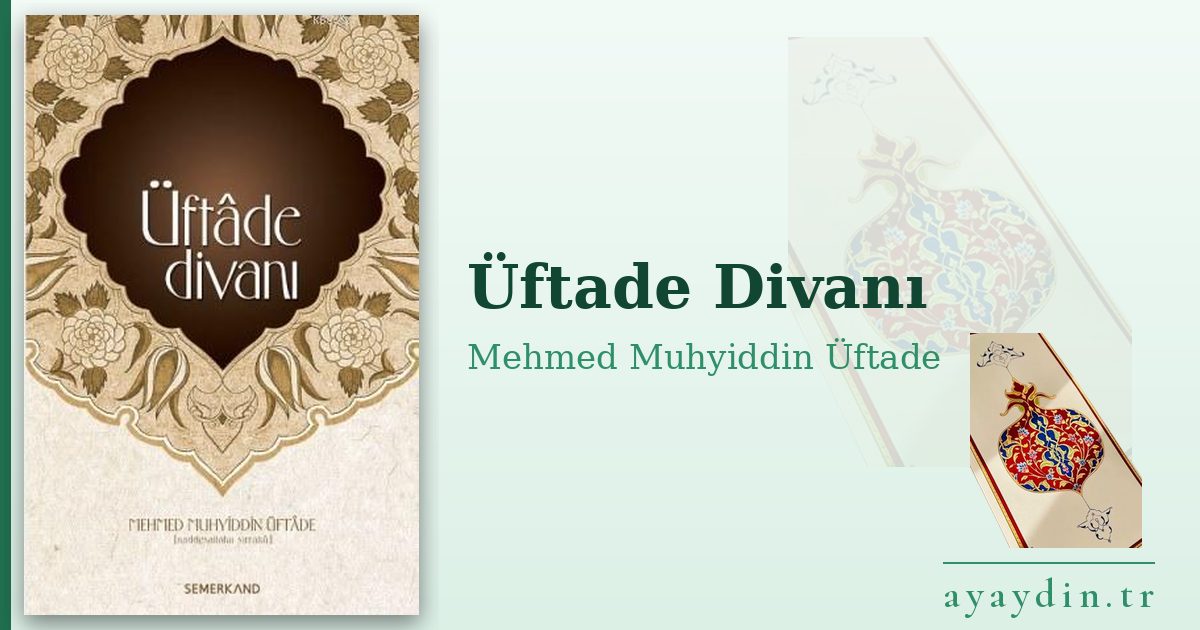 Üftade Divanı - Mehmed Muhyiddin Üftade kitap alıntıları ve sözleri