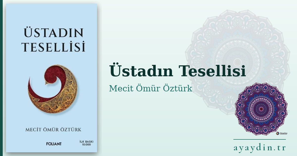 Üstadın Tesellisi - Mecit Ömür Öztürk kitap alıntıları ve sözleri