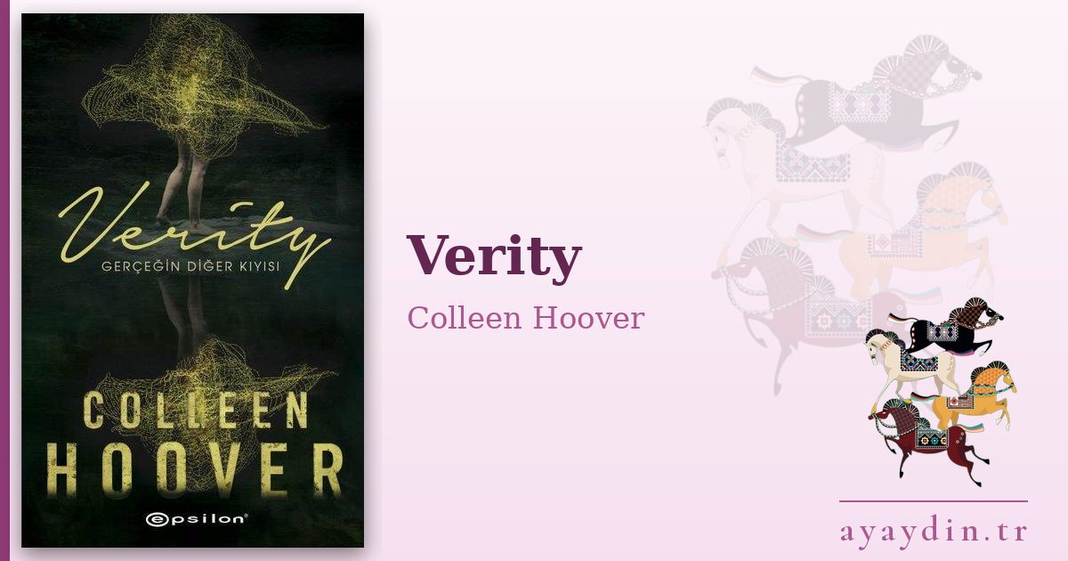 Verity - Colleen Hoover kitap alıntıları ve sözleri