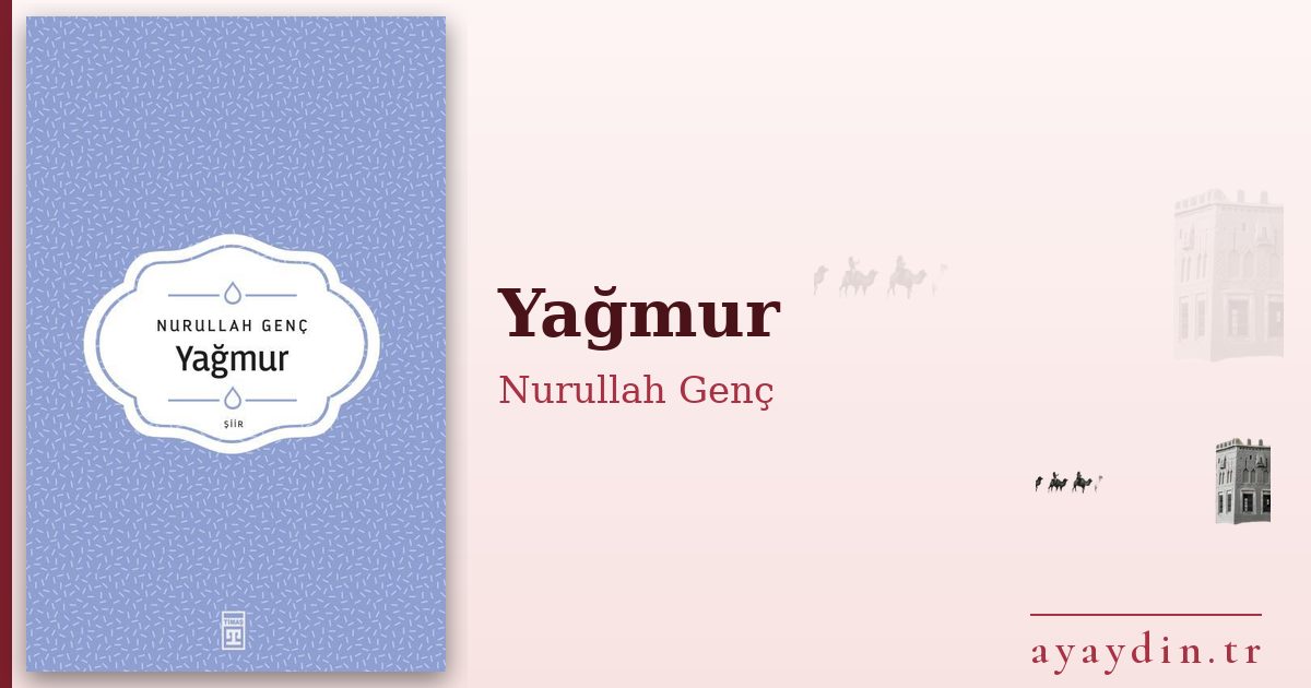 Yağmur - Nurullah Genç kitap alıntıları ve sözleri
