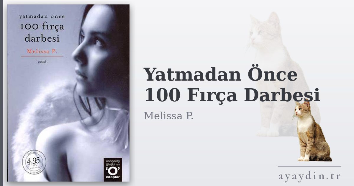 Yatmadan Önce 100 Fırça Darbesi - Melissa P. kitap alıntıları ve sözleri