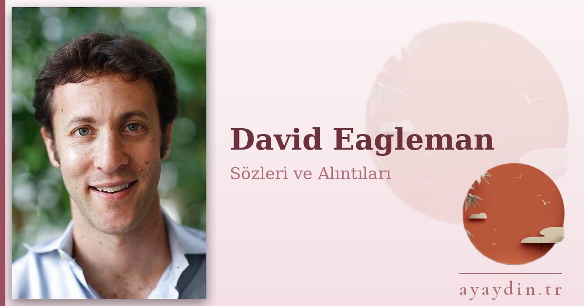 David Eagleman sözleri ve alıntıları