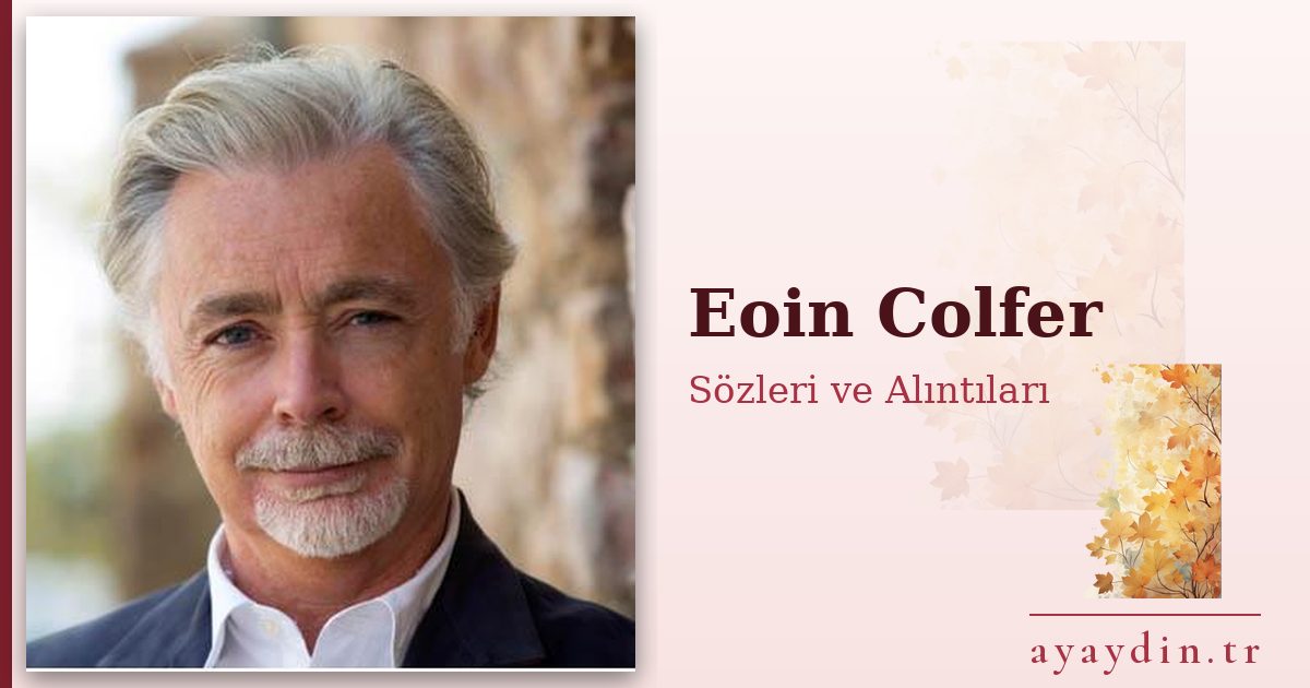 Eoin Colfer sözleri ve alıntıları