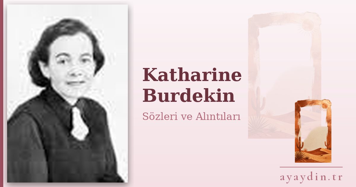 Katharine Burdekin sözleri ve alıntıları
