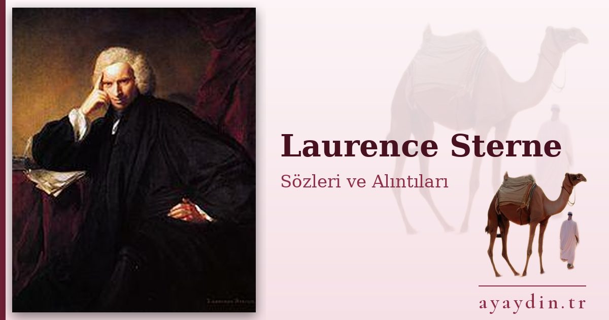 Laurence Sterne sözleri ve alıntıları