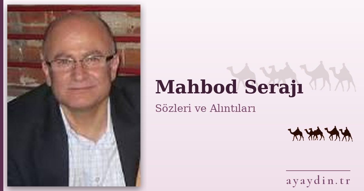 Mahbod Serajı sözleri ve alıntıları
