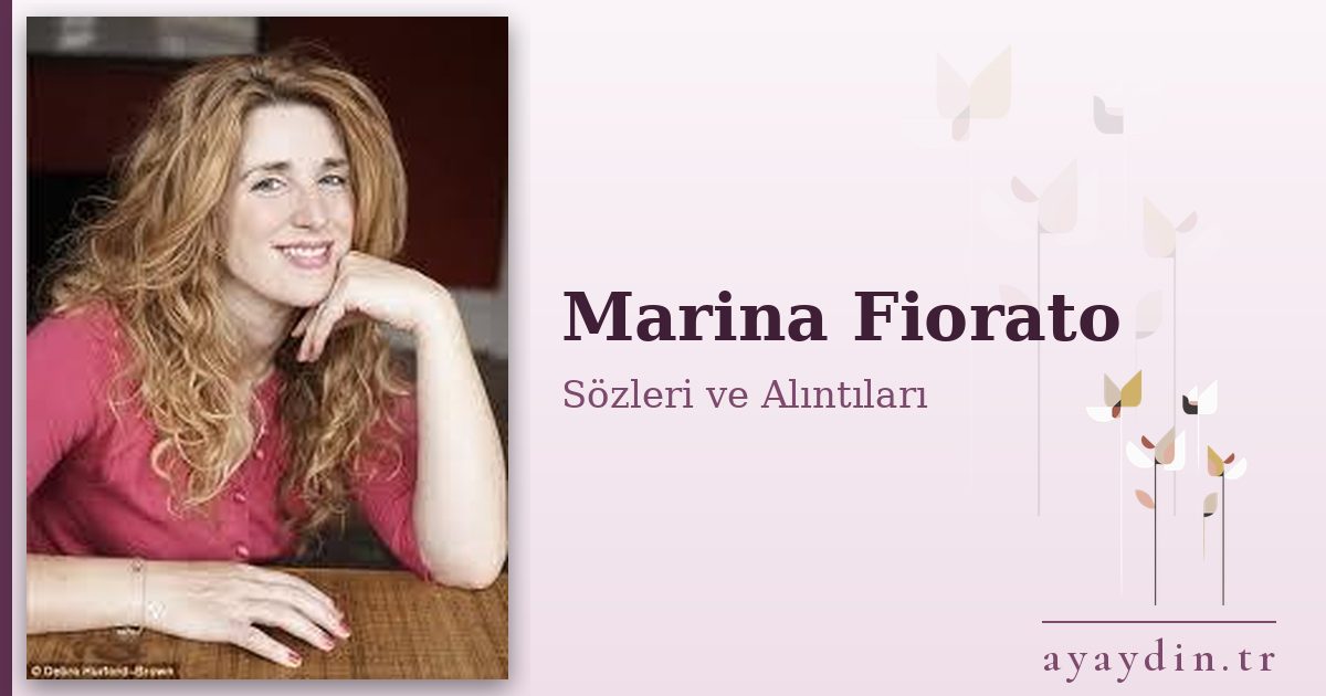 Marina Fiorato sözleri ve alıntıları