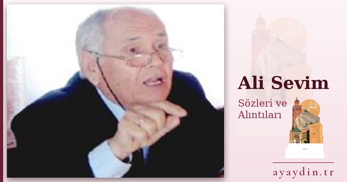 Ali Sevim sözleri ve alıntıları