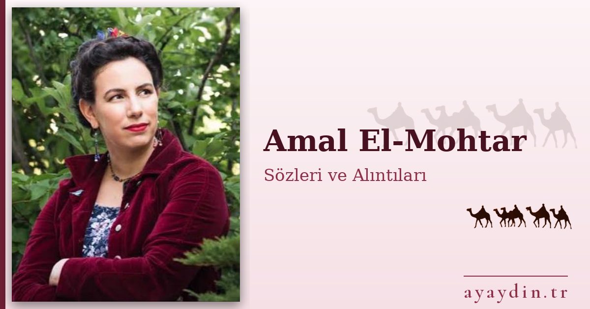 Amal El-Mohtar sözleri ve alıntıları