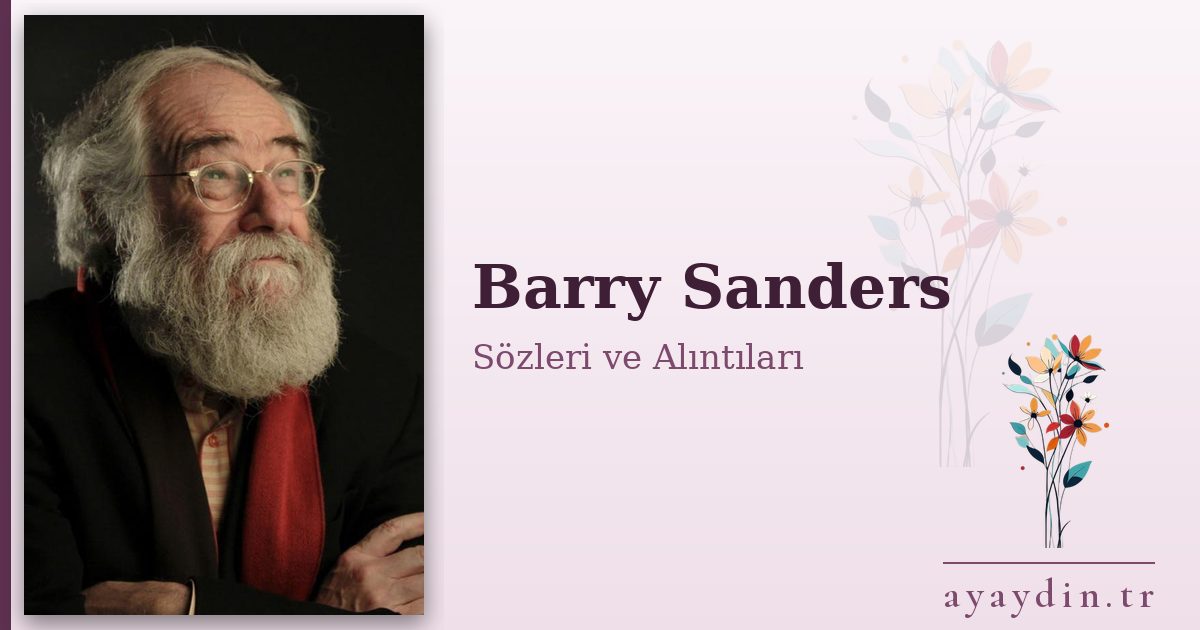 Barry Sanders sözleri ve alıntıları