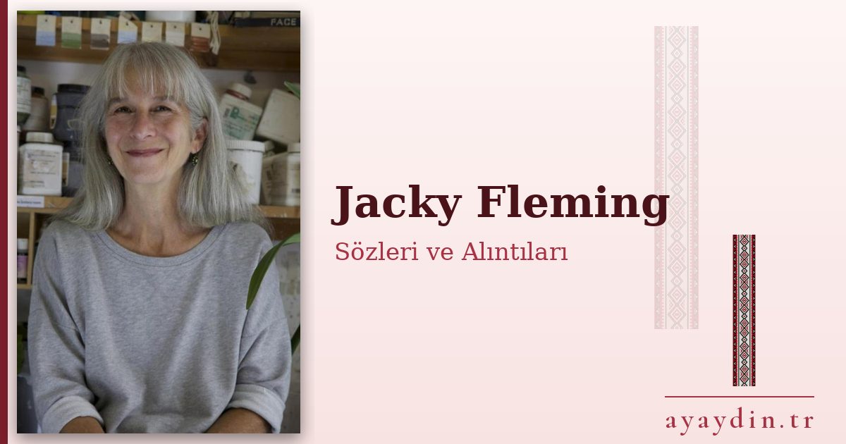 Jacky Fleming sözleri ve alıntıları