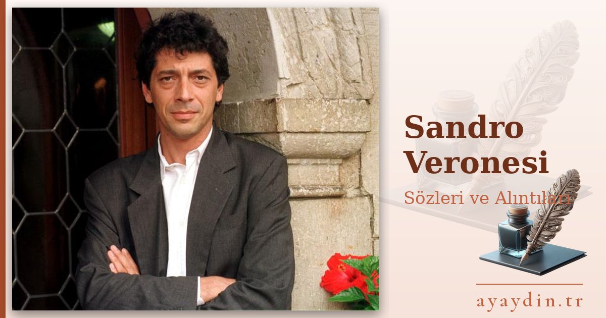 Sandro Veronesi sözleri ve alıntıları