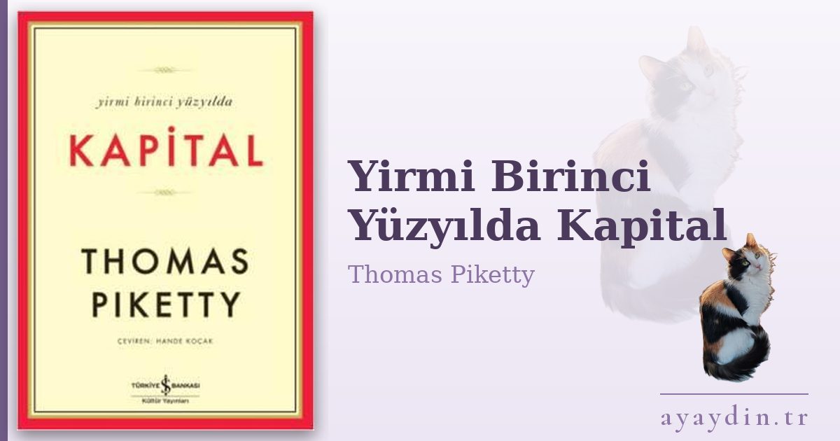 Yirmi Birinci Yüzyılda Kapital - Thomas Piketty kitap alıntıları ve sözleri