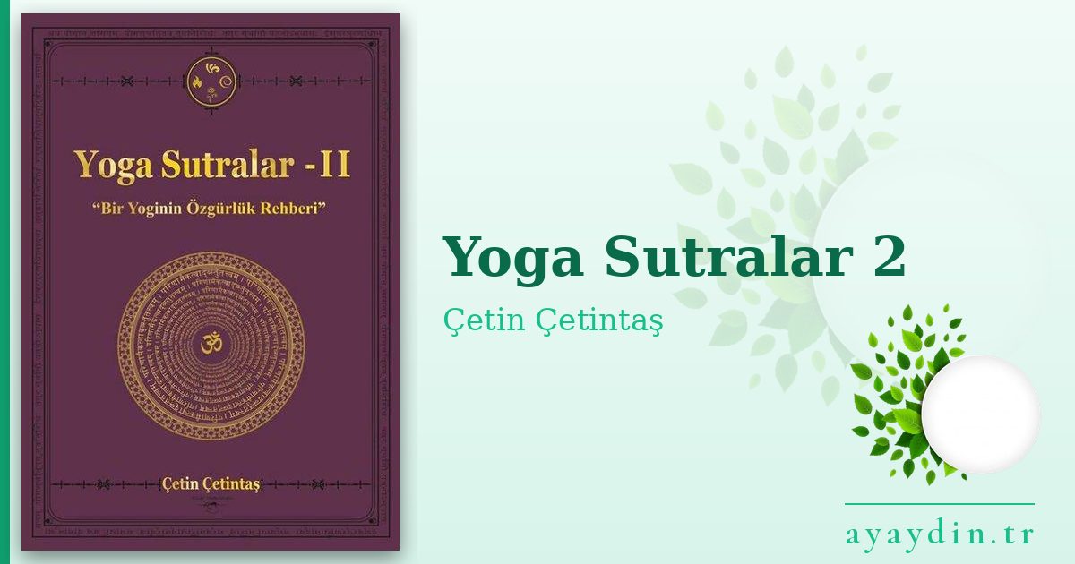 Yoga Sutralar 2 - Çetin Çetintaş kitap alıntıları ve sözleri