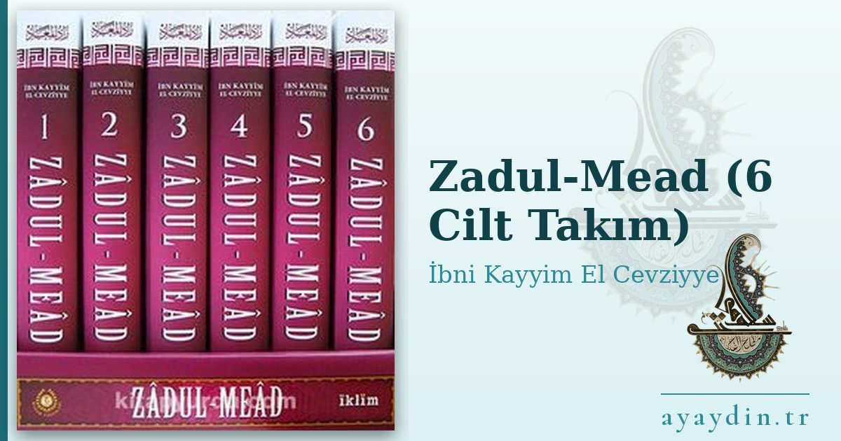 Zadul-Mead (6 Cilt Takım) - İbni Kayyim El Cevziyye kitap alıntıları ve sözleri
